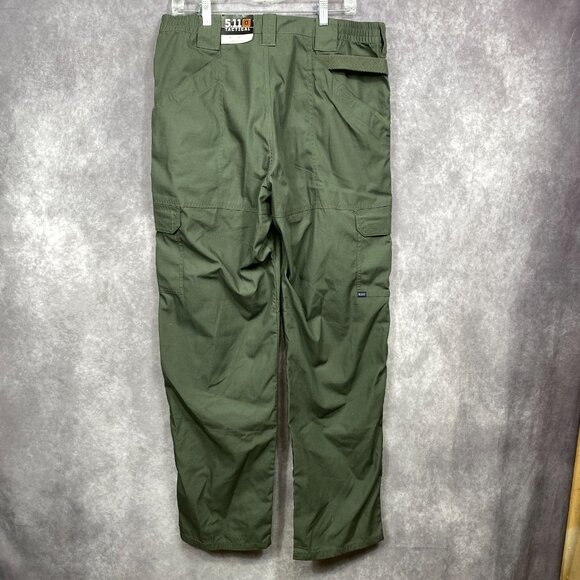 5.11 Tactical Taclite Pro Pants Mens 36x32 TDU Green Ripstop 8 Pockets Utility - Picture 3 of 15